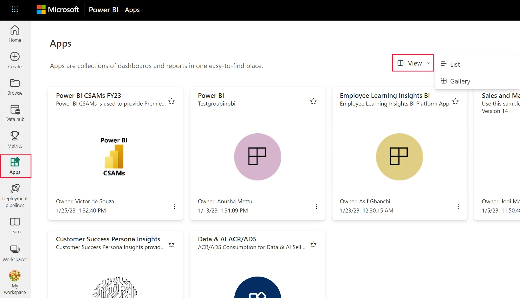 Power BI Application Development